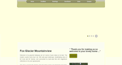 Desktop Screenshot of foxglaciermountainview.co.nz